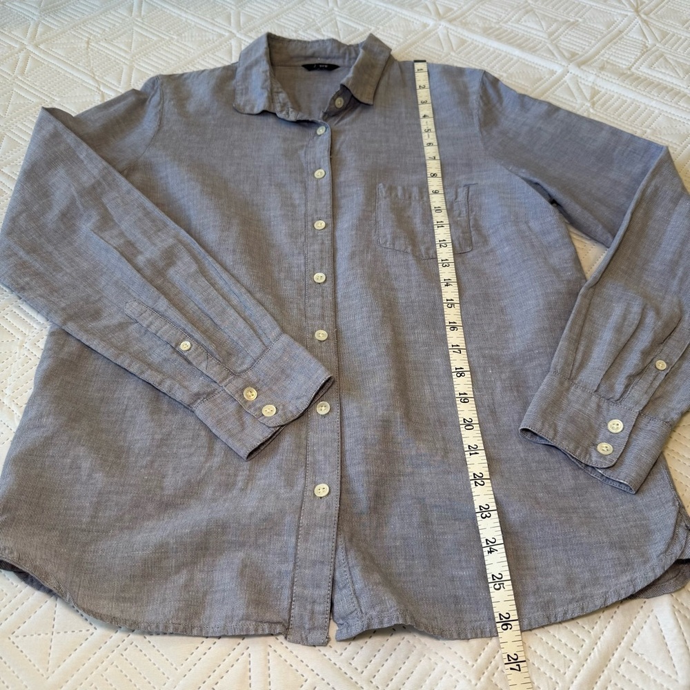 J. Crew Button-Down Linen Blend Button Down Shirt… - image 4